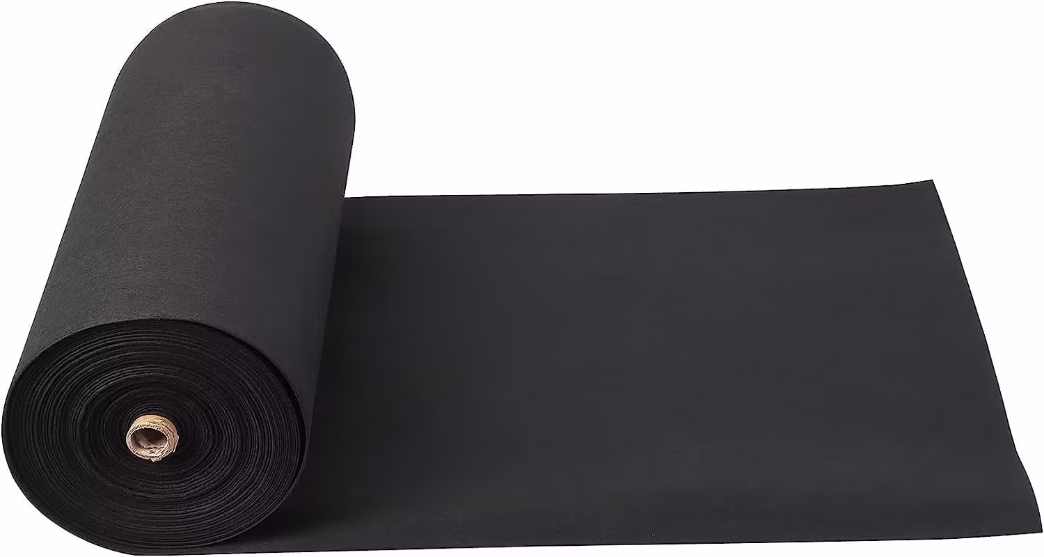 Geotextile Landscape, 6ft x 300ft & 6oz Non-Woven Landscape Fabric, PP Drainage 350N Tensile Strength & 440N Load Capacity, for Driveway & Road Stabilization, Erosion Control, French Drains