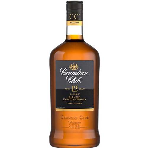 703aab70610bf28b02b714dd455affbe455ce152f8dc779dec1c86c107478465 Canadian Club Whisky Classic 12 Yr - 1.75L - Image 1