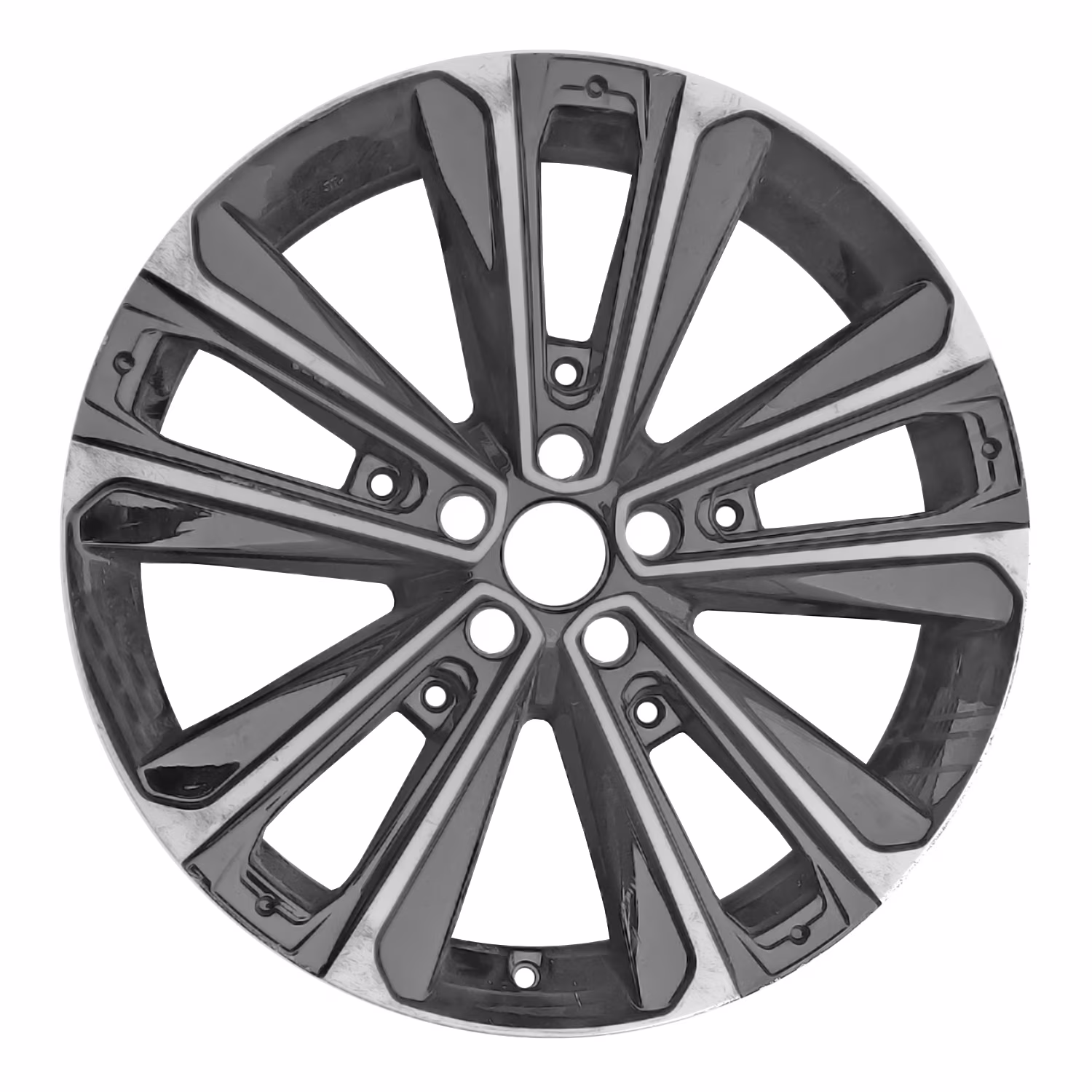 Remanufactured Machined and Painted Gloss Black Aluminum Wheel 20 x 7.5 fits 2023-2024 Subaru Solterra