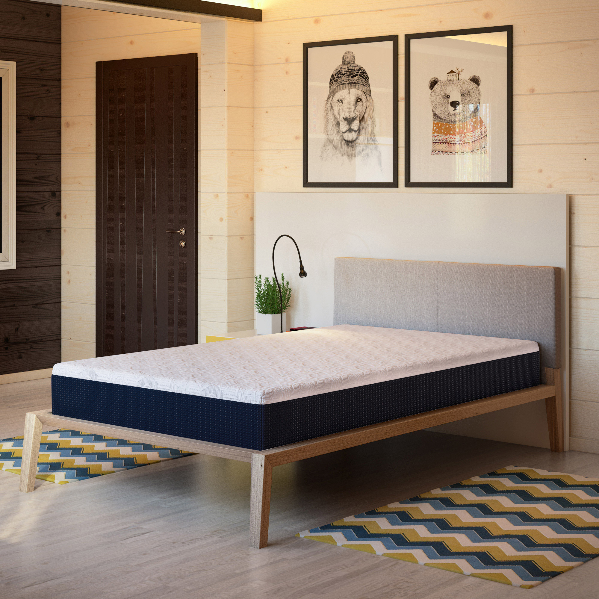 Comfort Tech 10' Serene Foam II Mattress, 2-pk